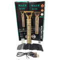 Patillera Waer Recargable Profesional Dorada